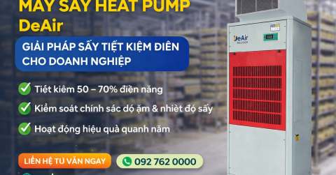 Tại Sao Xưởng Sản Xuất Tốn Kém Tiền Điện Khi Sấy? Giải Pháp Từ Máy Sấy Heat-Pump DeAir Tại Sao Xưởng Sản Xuất Tốn Kém Tiền Điện Khi Sấy? Giải Pháp Từ Máy Sấy Heat-Pump DeAir